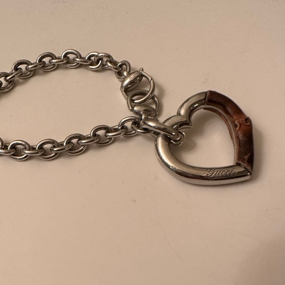 Gucci Authentic Bamboo Heart Bracelet - Picture 2 of 5